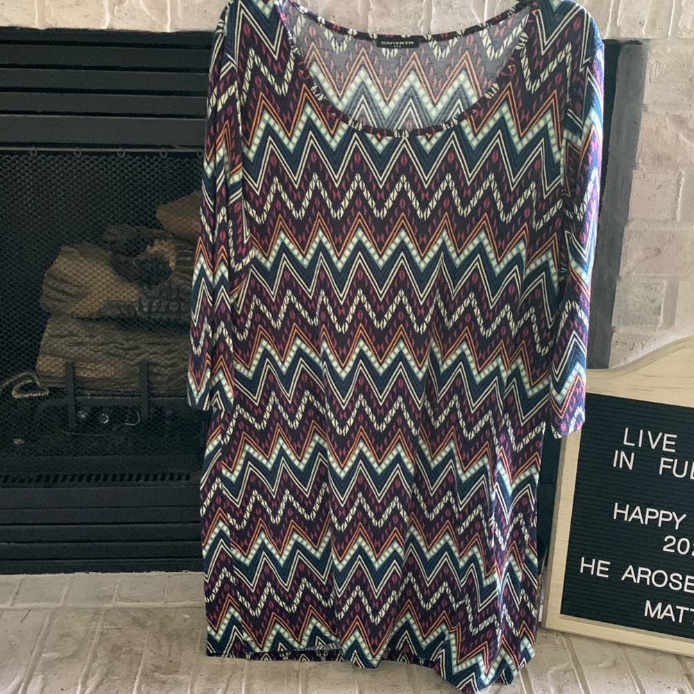 Quarter sleeve dress